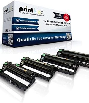 4 x unités à tambour compatibles pour Brother hl3140 CW hl3142 CW HL3150 CDN HL3150 CDW hl3152 CDW hl3170 CDW hl3172 CDW Dr-241 CL dr241 Drum Kit – Print Plus série