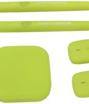 lyrlody Virtual Reality Drum Set Electronic Air Drum Kit VR Motion Senting Portable avec Pilons de Pied Pédales pour Adultes pour Enfants (GREEN)